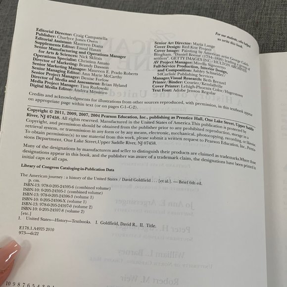 The American Journey Book A History of The United States Brief 6th Edition Vlm 1 - Picture 13 of 16